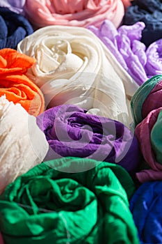 Colored cotton linen