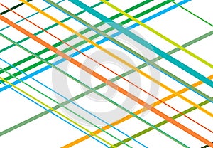 Colored diagonal, skew, oblique grid, mesh illustration