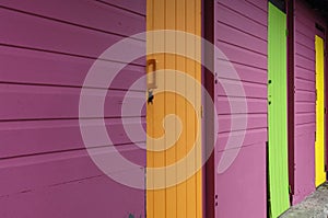 Colored doors