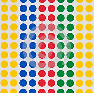 Colored dots