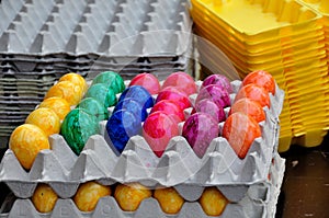 Colored Easter Eggs