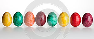 Colored eggs