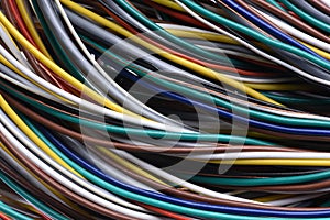 Colored electrical cable