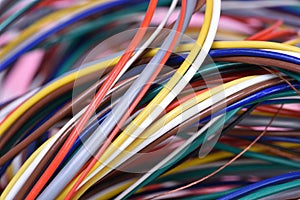Colored electrical cable