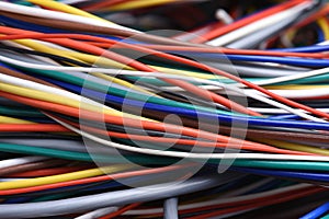 Colored electrical cable