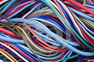 Colored electrical cable