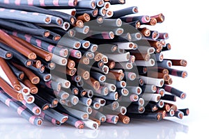 Colored electrical cable wire