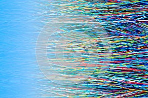 Colored electrical cable wire