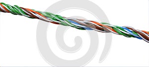 Colored electrical cables