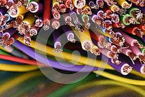 Colored electrical cables in computer systems
