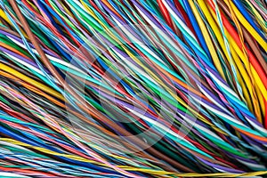 Colored electrical cables and wires