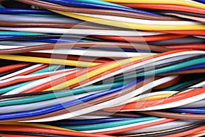 Colored electrical computer network cable