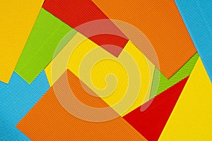 Colored embossed paper