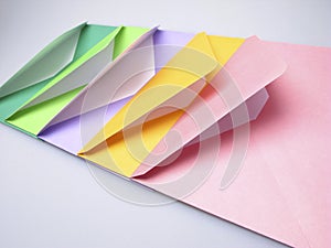 Colored envelopes