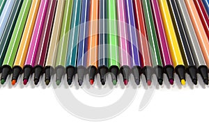 Colored felt tip pens