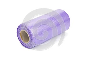Colored garbage bags roll