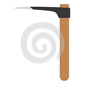 Colored gardening shovel icon Vector