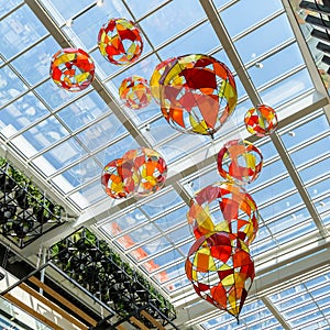 Colored Glass Balloons