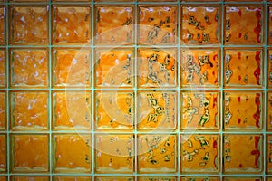 Colored Glass Block Window background