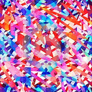 Colored grunge seamless pattern