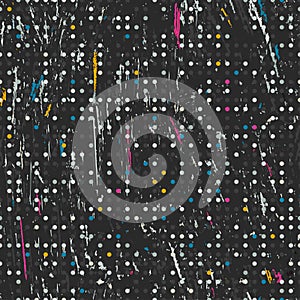 Colored grunge seamless pattern