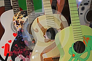 Colored guitars