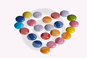 Colored heart - faerbiges Herz photo