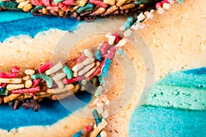 Colored hearth cookies