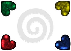 Colored hearth paper