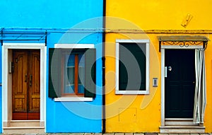 Colored houses of Burano