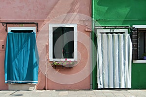 Colored houses of Burano