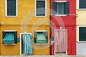 Colored houses of Burano