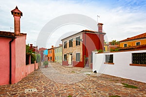 Colored houses in Burano