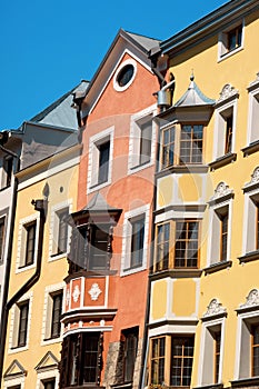 Colored houses in Innsbruck