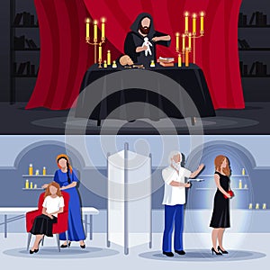 Colored Hypnotism Extrasensory Composition