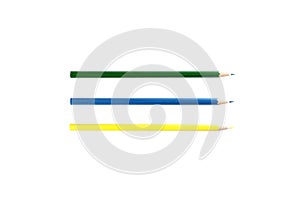 Colored isolated on white background