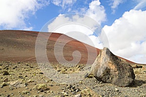 Colored Lanzarote Hill and Rock 1