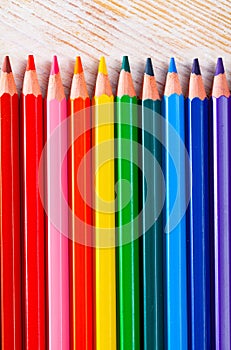 Colored lead pencils