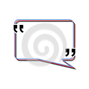 blank empty speech bubbles with punctuation marks