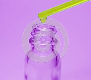 Colored liquids in test tubes