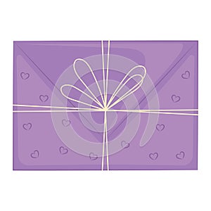 Colored love message envelope icon Vector
