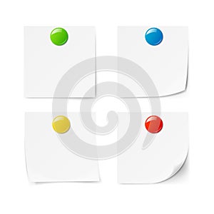 Colored magnets isolated