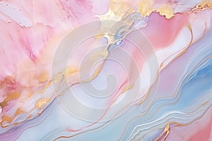 Colored Marble Background With Hints Of Motherofpearl And Gold photo