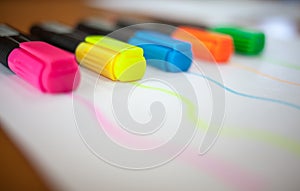 Colored markers on paper.