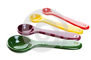 Colored Measuring Spoons photo
