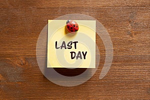 The phrase last day