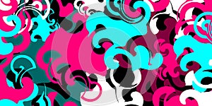 Colored modern background in the style of the social network. Digital background. Stream cover. Social media concept. Vector photo