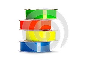 Colored monofilament fishing line