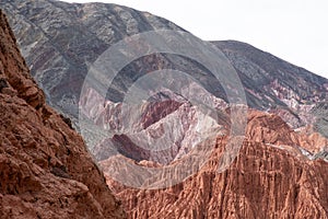 Colored mountains near Purmamarca and Humahuaca, Argentina
