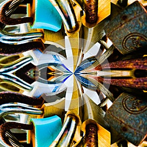 Colored Padlocks Anastacia Background Art